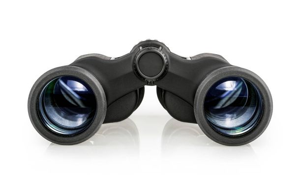 binoculares aislados sobre fondo blanco - Foto, imagen