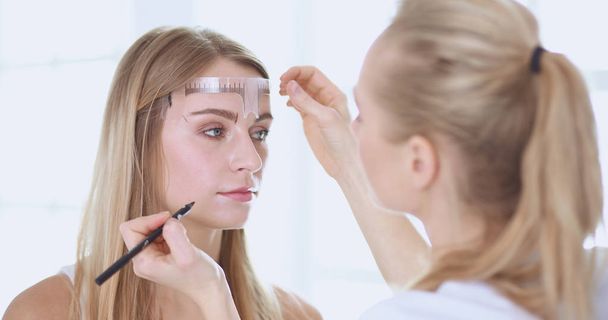 woman getting injection. beauty injections and cosmetology - Photo, image