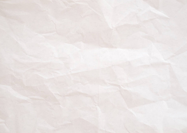 Jahrgang zerknülltes weißes Papier - Foto, Bild