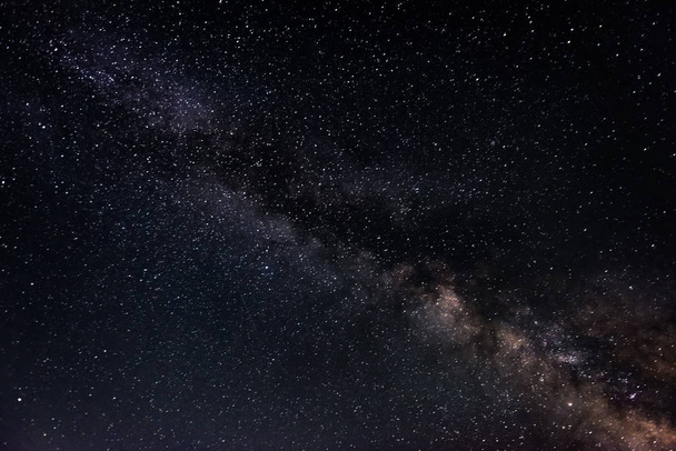 Milky way galaxy on starry night sky - Foto, immagini