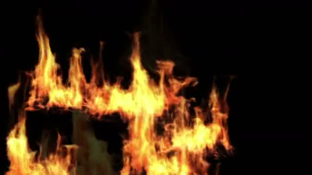 4 k Hot ogień płonący tło, streszczenie potężnej eksplozji cząstek dymu energii fajerwerk. - Materiał filmowy, wideo