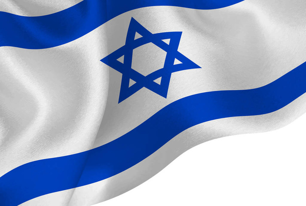 Φόντο εθνική σημαία του Ισραήλ - Διάνυσμα, εικόνα