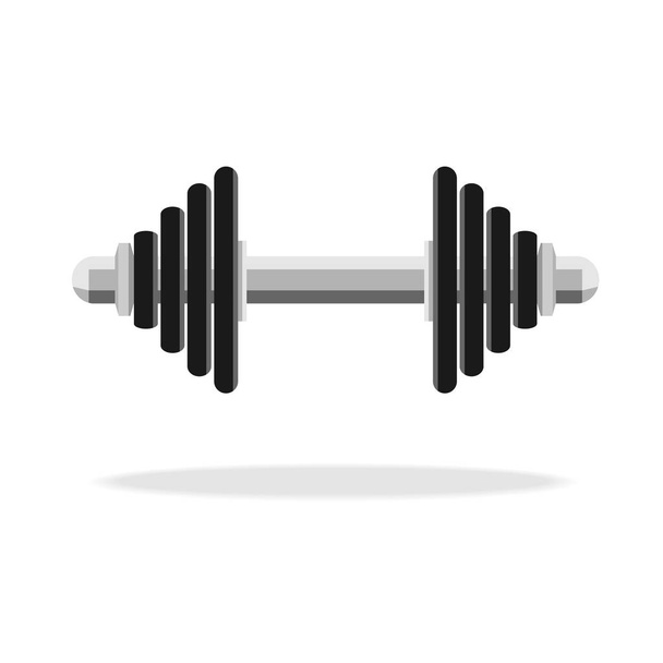 Dumbbell icon logo vector. Fitness logo symbol. Gym icon. - Вектор, зображення
