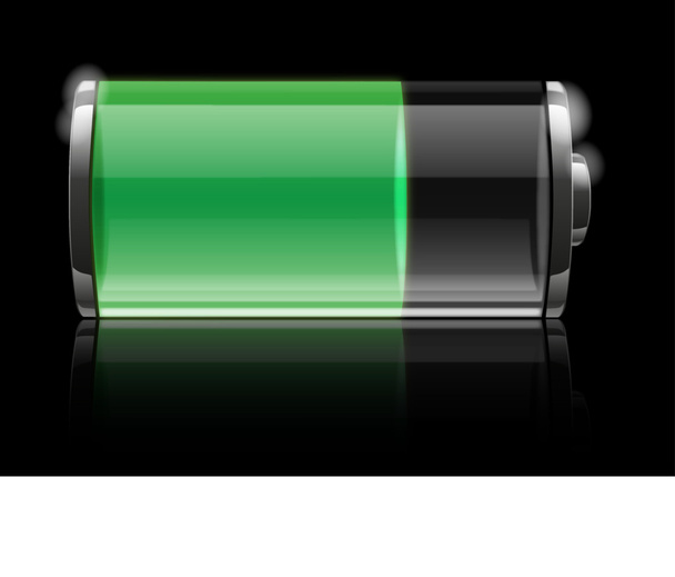 Bateria - batterie - akku - Wektor, obraz