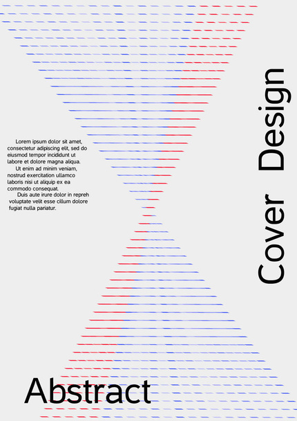 Дизайн обложки с абстрактными линиями
. - Вектор,изображение