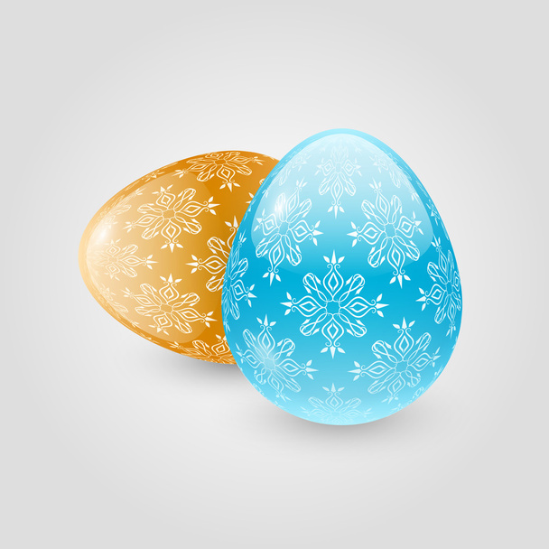 Vector illustration of easter eggs. - Vector, Image