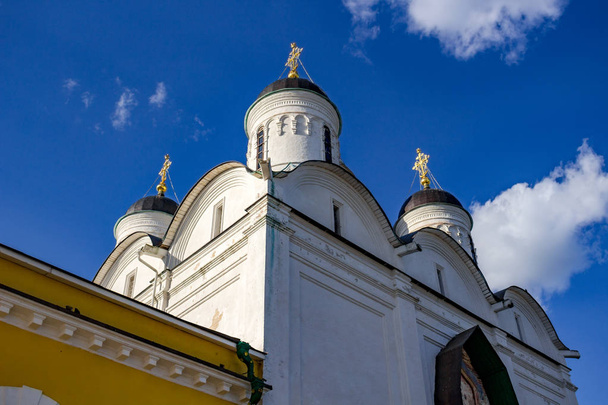 Pafnutevo-Borovsky Monastery, Cathedral of the Nativity of the Blessed Virgin. View of the dome on the sky background - Foto, immagini