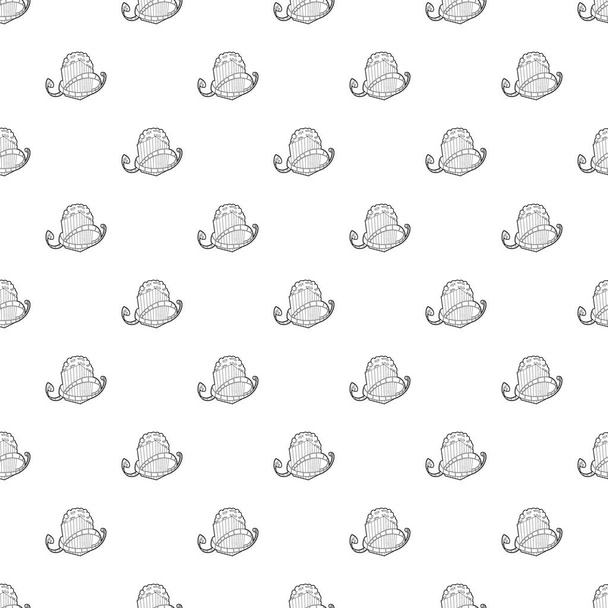 Film and popcorn pattern vector seamless - Vector, Image