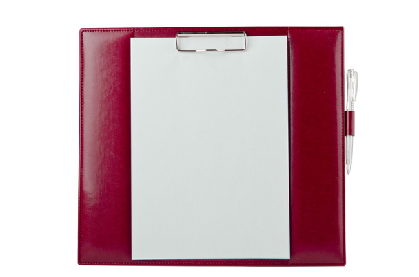 κόκκινο χαρτί holder - Φωτογραφία, εικόνα