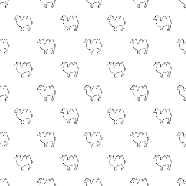 Camel pattern vector seamless - Вектор,изображение