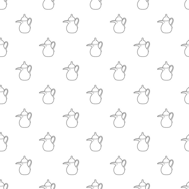 Teapot pattern vector seamless - ベクター画像