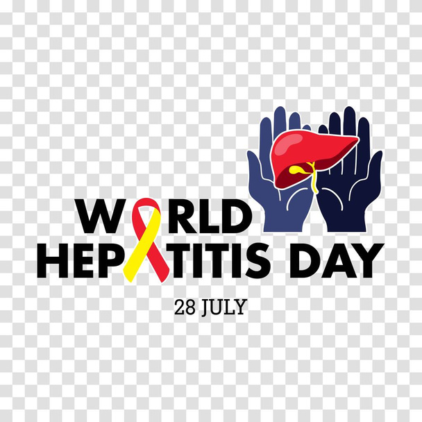 Εικονογράφηση διάνυσμα παγκόσμια ημέρα ηπατίτιδας για banner και αφίσα πρότυπο κοινωνικών μέσων μαζικής ενημέρωσης - Φωτογραφία, εικόνα