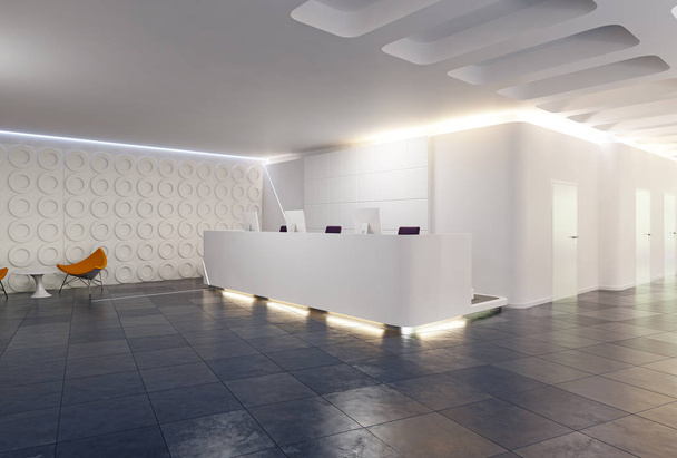 modern üzleti recepció design - Fotó, kép