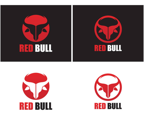 Bull horn logo i symbole szablon ikony ap - Wektor, obraz