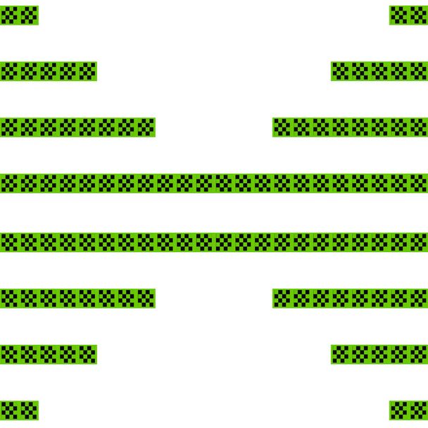 abstract, black-green cross stripe pattern. 2d illustration - Photo, Image