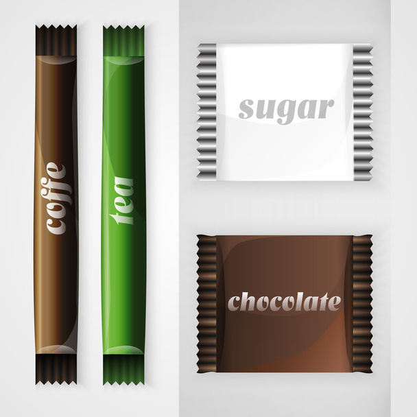 Set di elementi di design per pubblicizzare caffè
. - Vettoriali, immagini