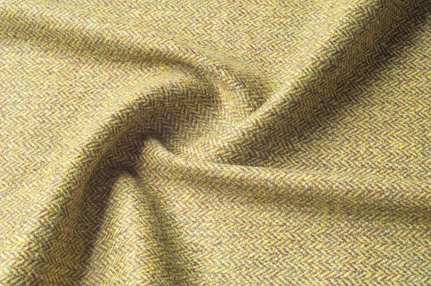 Taustakuvio. Kangas silkki khaki, vihreä, pelto harmaa, kultainen, oliivi, päärynä-värinen. Lähemmäs, ylhäältä. vihreä oliivi ruoho karvainen rakenne tai tausta lähikuva makro
 - Valokuva, kuva