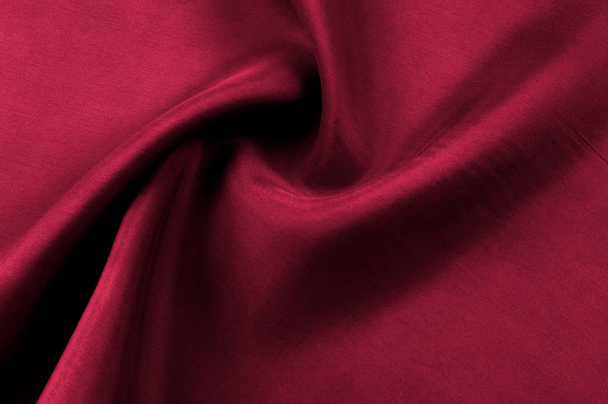 Soft focus cloth silk black. Take home this black washed silk! The washed black color is a soft, silky hand. Thin and light, it has a liquid drape that stands out when creating soft silhouettes. - Photo, Image