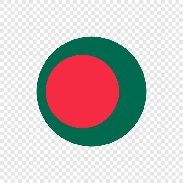 República Popular de Bangladesh Bandera del círculo vectorial
 - Vector, Imagen