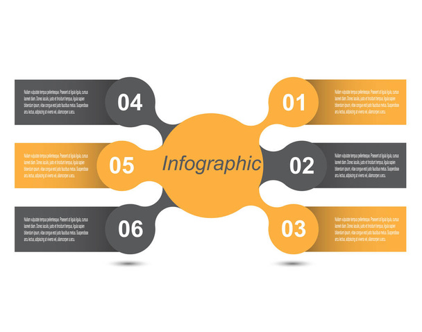 Info-graphic design template. - Vector, Image