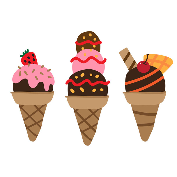 ice cream vector design  - ベクター画像