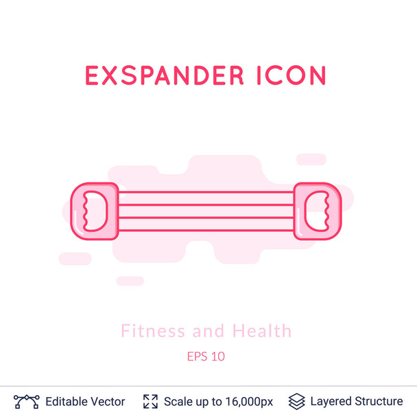 Expander icon isolated on white. - Вектор,изображение