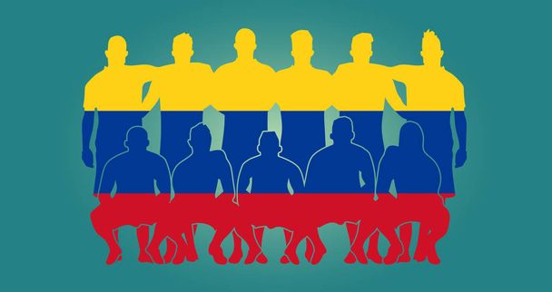 διάνυσμα ποδόσφαιρο σημαία ομάδας σχεδιασμού Ρωσία ταπετσαρία Αθλητισμός Ποδόσφαιρο παίκτες γραμμή επάνω εθνικό υπόβαθρο ποδόσφαιρο πρωτάθλημα world cup Ρωσία 2018 - Διάνυσμα, εικόνα