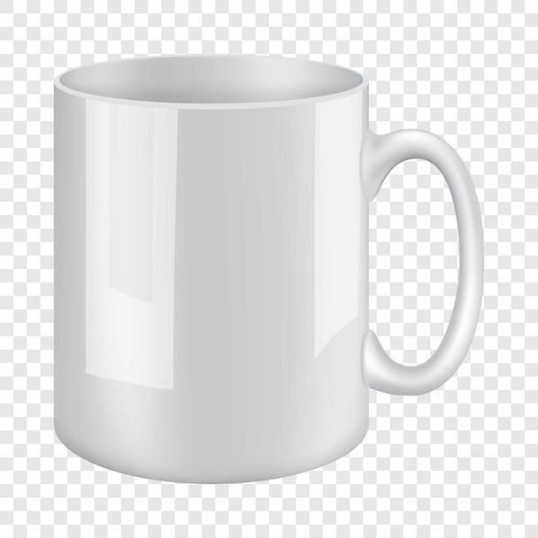 White mug mockup, realistic style - Vector, Image