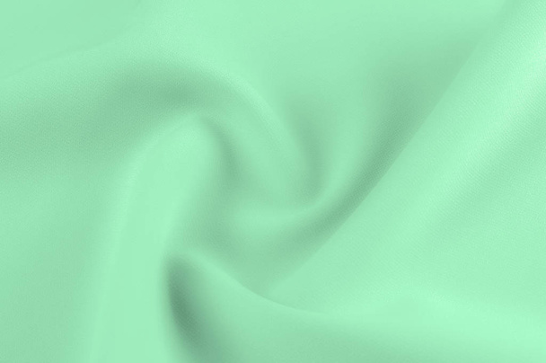 Foco suave. textura, patrón. La tela es verde. Esta servilleta verde lima hecha de ensalada de algodón es una especie de estética temprana de 2000 glam, que simplemente no podemos obtener
. - Foto, Imagen