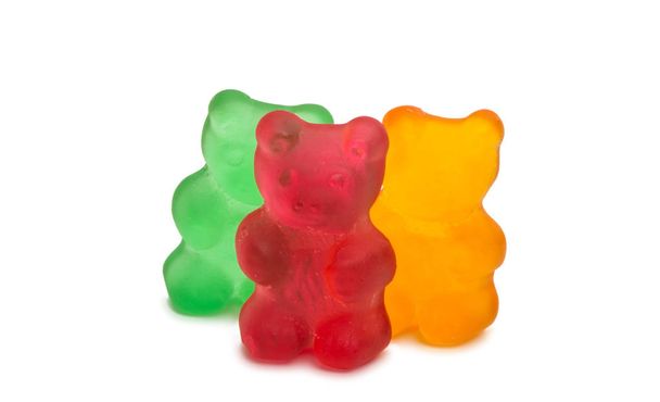 jelly bears isolated on white background - Photo, Image