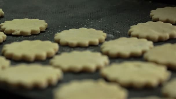 terjedését a kemencében, cookie-t közelről - Felvétel, videó