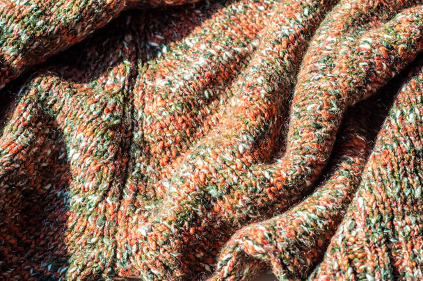 Textura, fundo, padrão. Camisola de lã quente inverno
 - Foto, Imagem