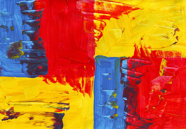 pintura acrílica multicolor textura dibujo abstracto
 - Foto, imagen