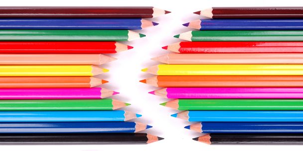 Many crayons - Фото, зображення