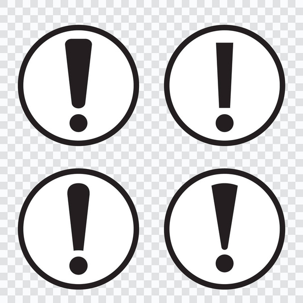 Set di icone del punto esclamativo
 - Vettoriali, immagini