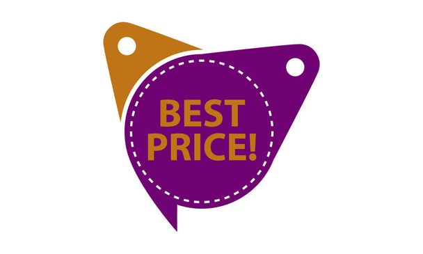 Best Price Tag Template Isolated - Vector, Image