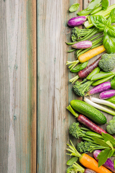 新鮮な野菜の背景 - 写真・画像