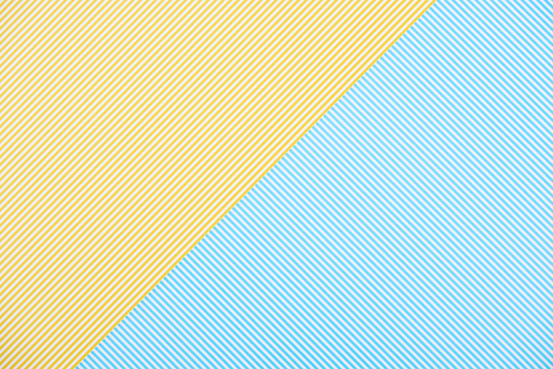 Pattern of yellow and blue striped backgrounds - Foto, Imagen