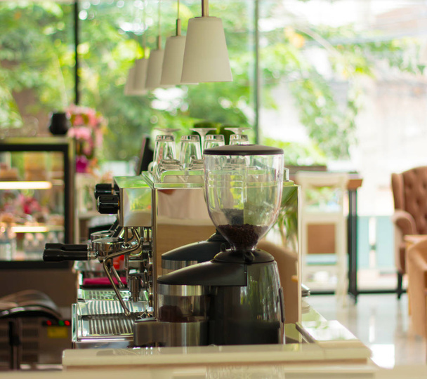 Kawiarnia Cafe licznik relaks restauracja koncepcja. - Zdjęcie, obraz