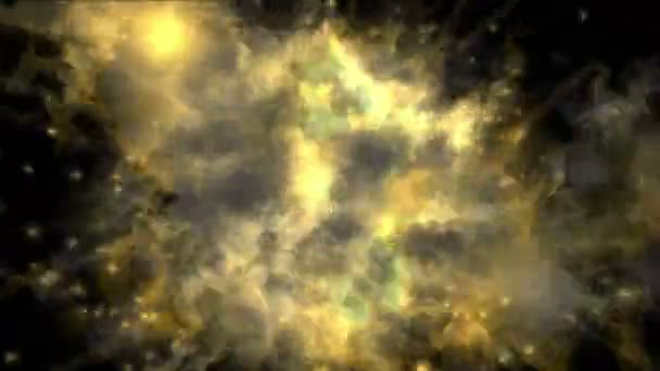 4k Explosion Teilchen vernebeln Gas Dampf Rauch, Transpiration Feuer heiße Energie Feuerwerk Hintergrund. - Filmmaterial, Video
