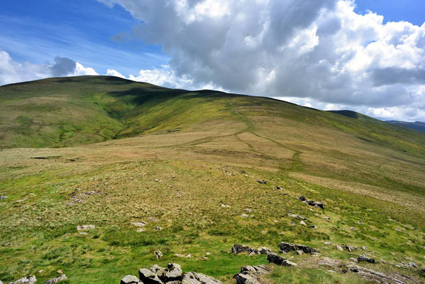 The track up to Great Dodd - Foto, afbeelding