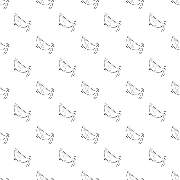 Fish pattern vector seamless - Vector, Image