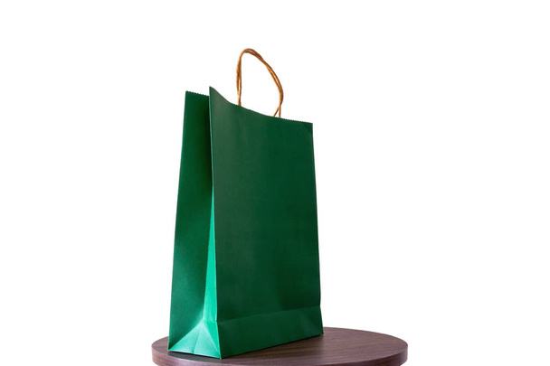 Τσάντα για ψώνια σε απομόνωση φόντο. - Φωτογραφία, εικόνα