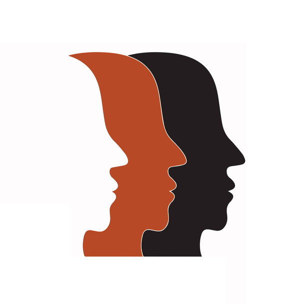Logo con sagome di volti umani
 - Foto, immagini