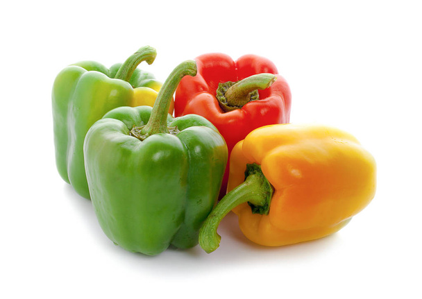 bell peppers isolated on white background - Fotó, kép