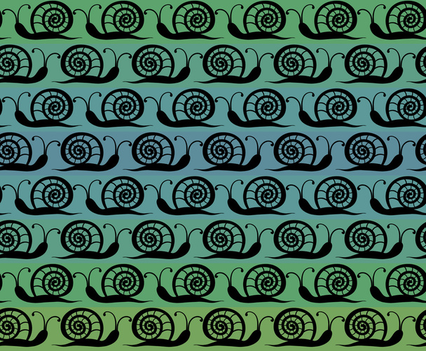 Seamless pattern Snails - Vector, Image