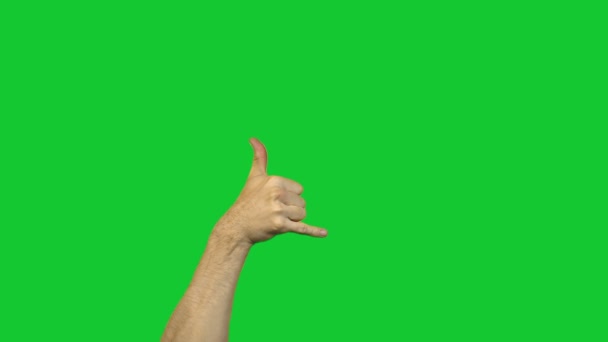 Maschio bere alcol gesto su sfondo verde
 - Filmati, video