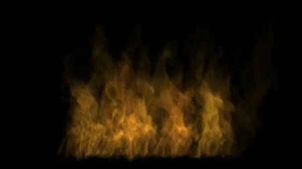 4 k Hot ogień, płomienia spalania gazu lekkie tło, tło pasji ciepła energii. - Materiał filmowy, wideo