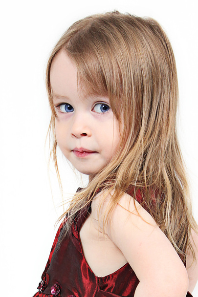 Closeup of Pretty little girl - Fotó, kép
