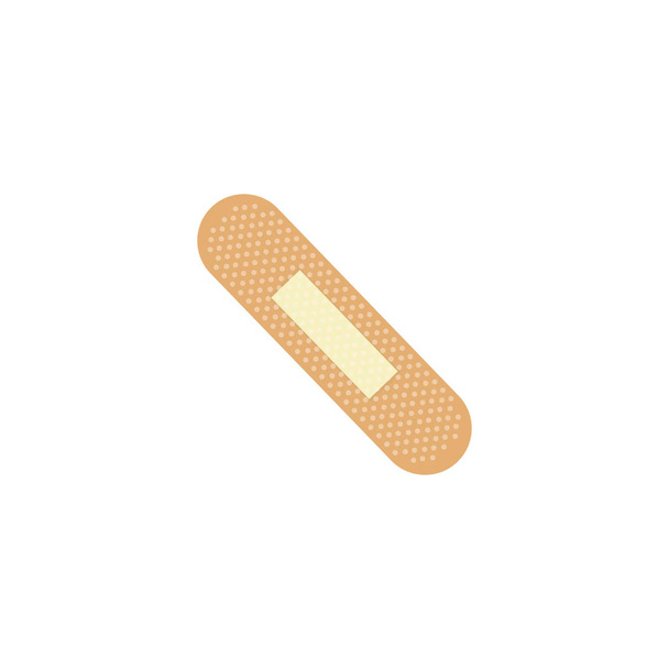 A medical equipment - adhesive plaster isolated on white background eps10 - Vector, Image